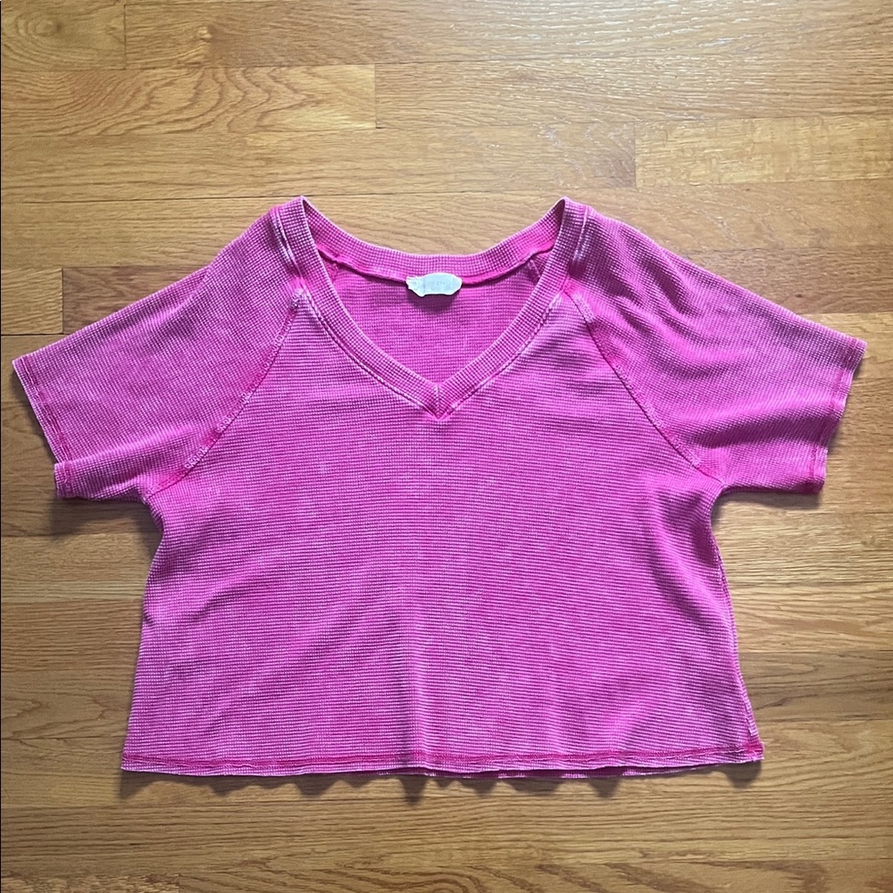 Altar'd State Pink Short Sleeve Tee